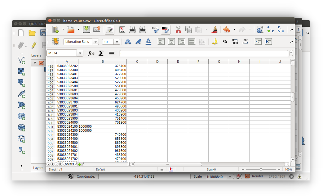 Spatial Data Carpentry: Census Join - Wrangle Home Values CSV