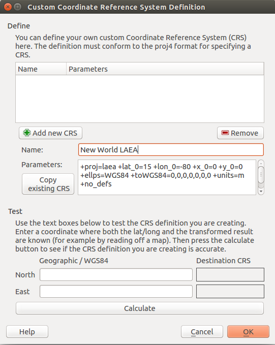 custom-CRS