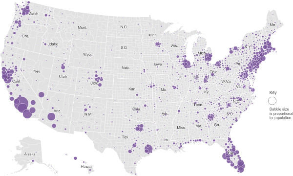 Spatial Data Carpentry: Graduated symbols map