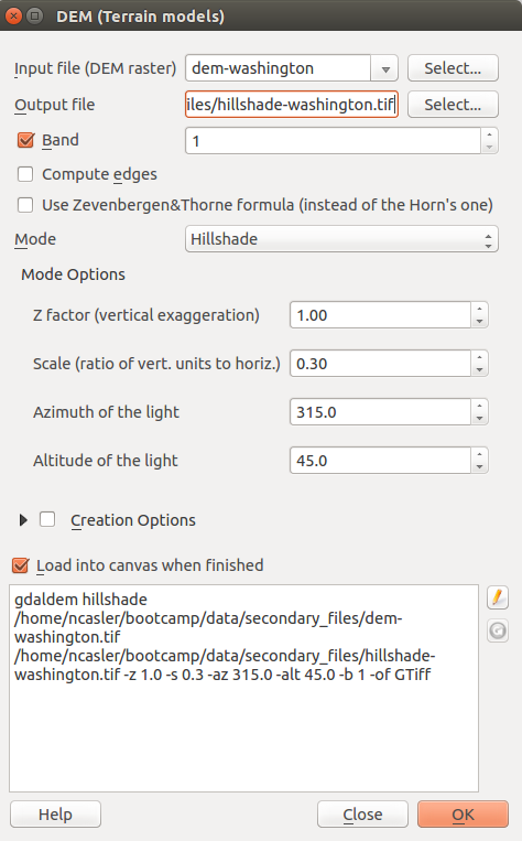 hillshade-calc