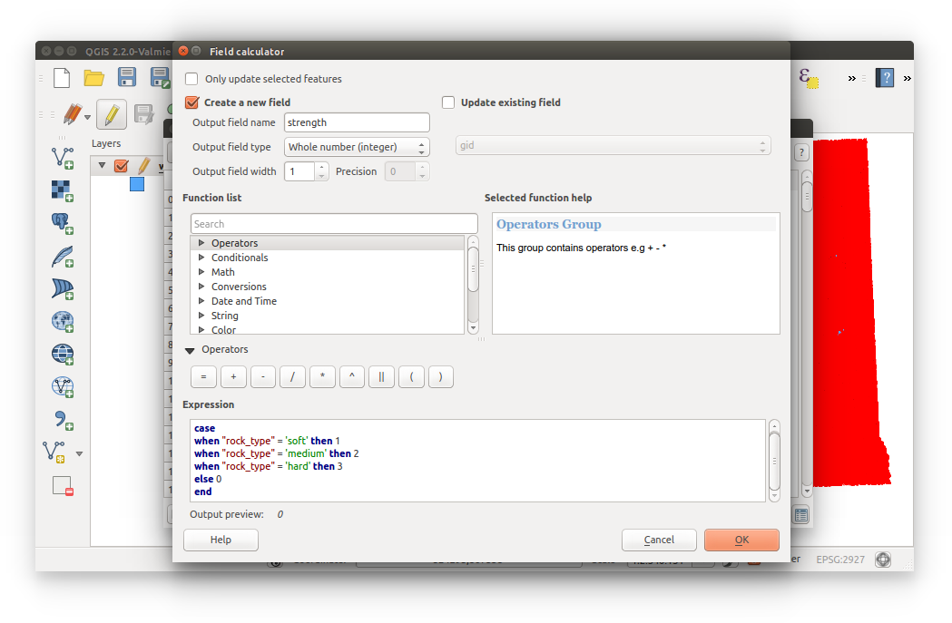 QGIS: Add and calculate new field