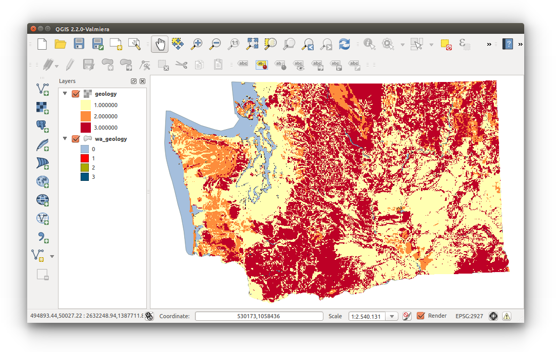 QGIS: Style raster