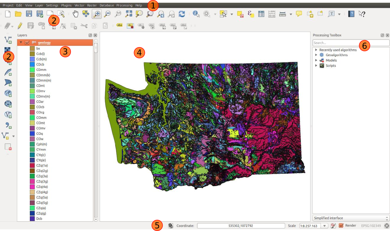 QGIS GUI