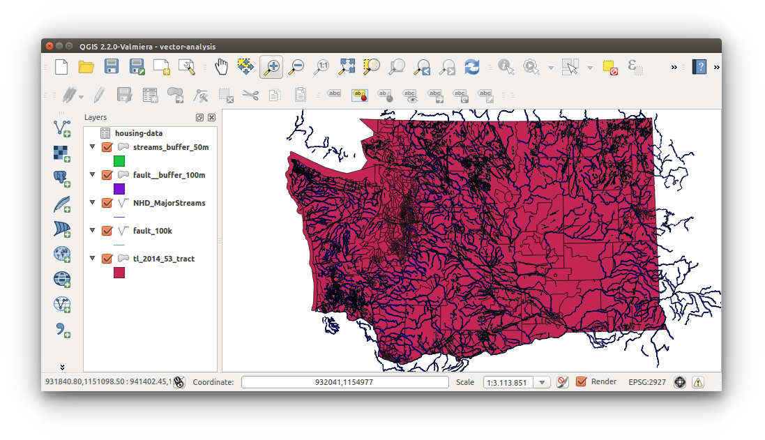 Spatial Data Carpentry: Vector Analysis - add Census tracts