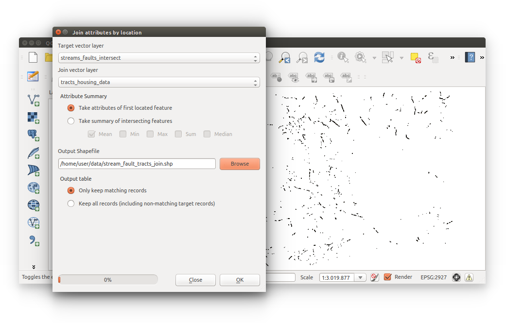 Spatial Data Carpentry: Vector Analysis - spatially join stream_fault_intersection to wa-tracts