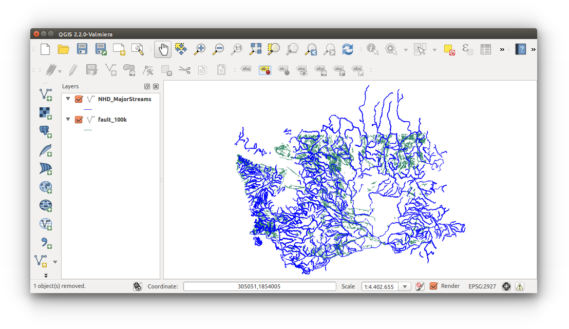 Spatial Data Carpentry: Vector Analysis - add vector data